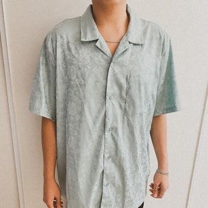 Men’s Silk Button Up Shirt